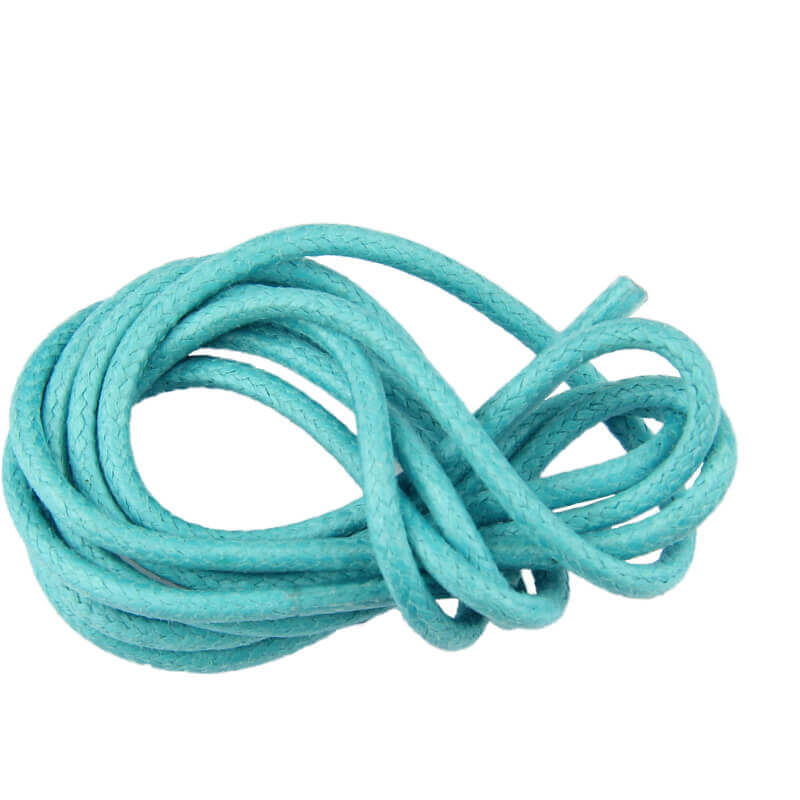 Lacets ronds cirés Turquoise Lacets ronds cirés Turquoise