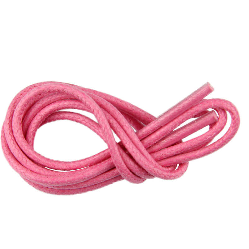 Lacets ronds cirés Rose Lacets ronds cirés Rose