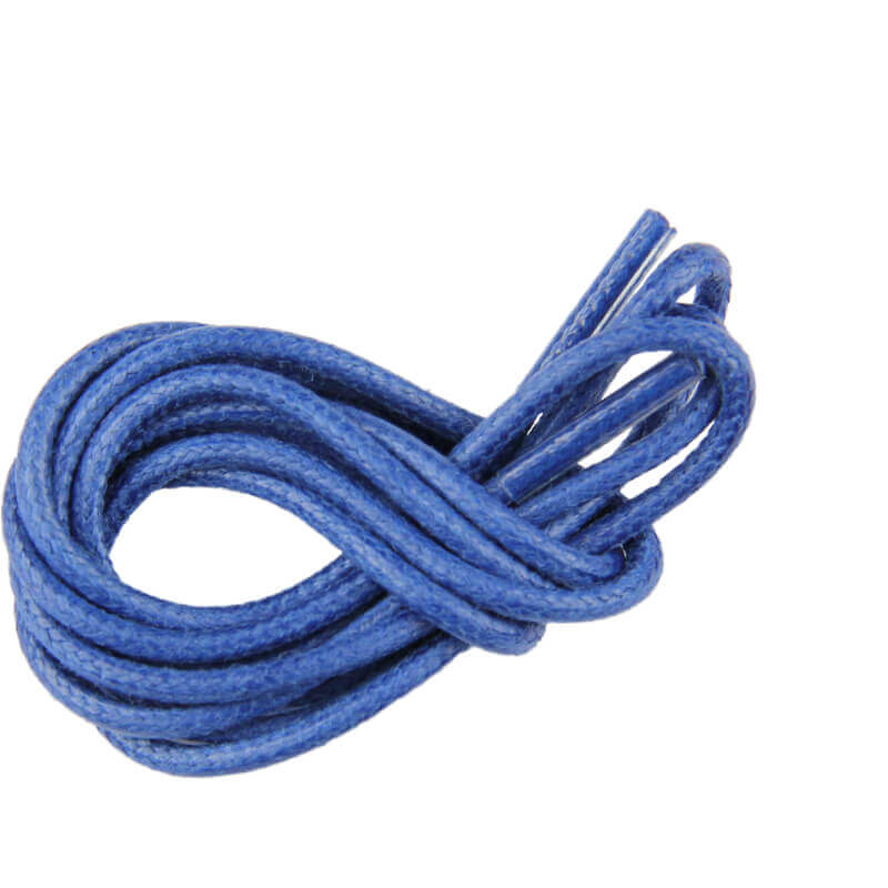 Lacets ronds cirés Bleu Lacets ronds cirés Bleu