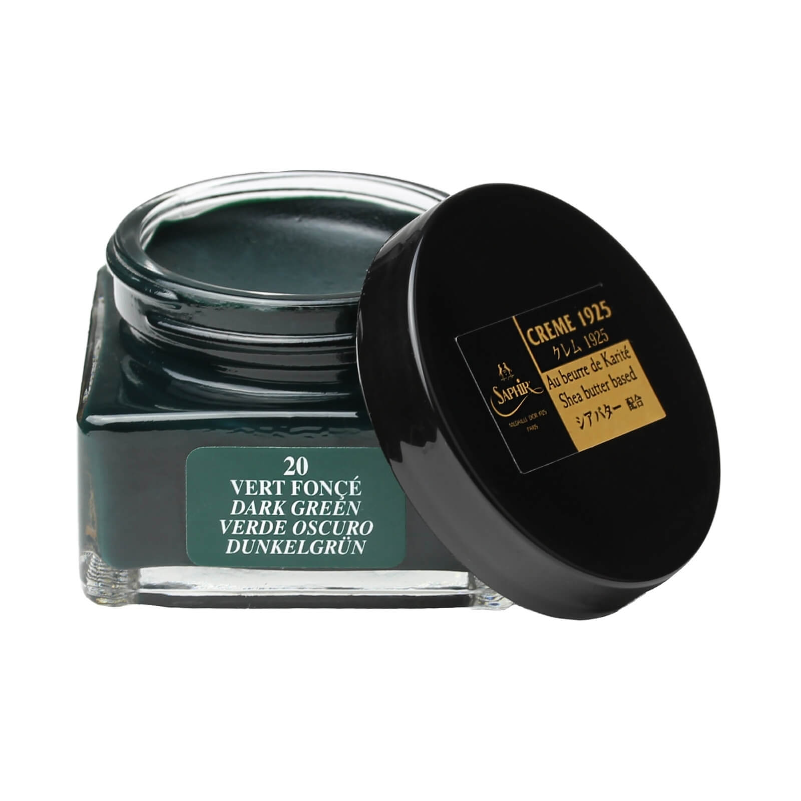 Saphir Medaille d�Or Dark Green Leather Shoe Cream Saphir Medaille d�Or Dark Green Leather Shoe Cream