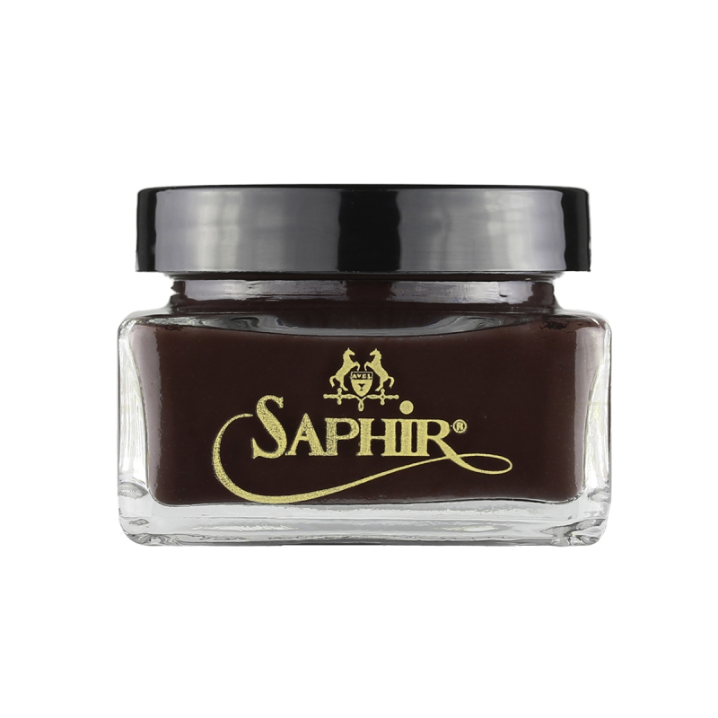 saphir dark brown polish