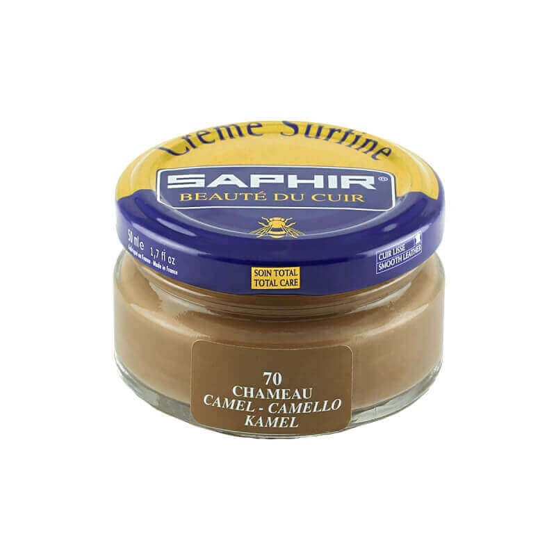 Cirage beige chameau SAPHIR - Crème Surfine Cirage beige chameau SAPHIR - Crème Surfine