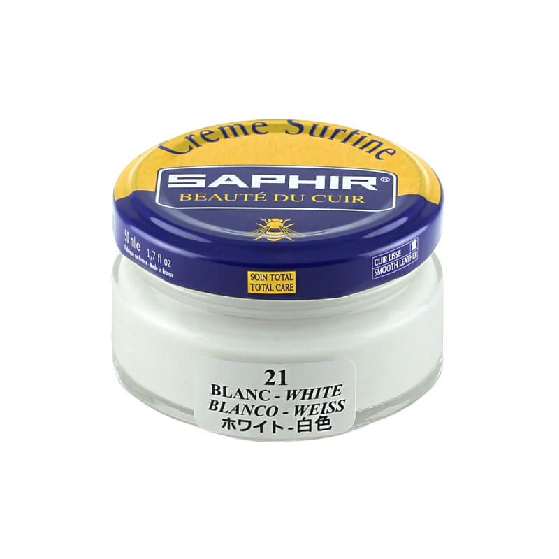 Cirage blanc SAPHIR - Crème Surfine Cirage blanc SAPHIR - Crème Surfine