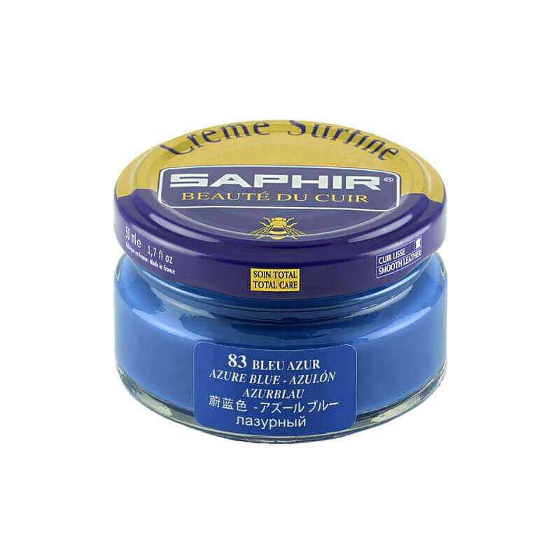 Cirage bleu azur SAPHIR - Crème Surfine Cirage bleu azur SAPHIR - Crème Surfine