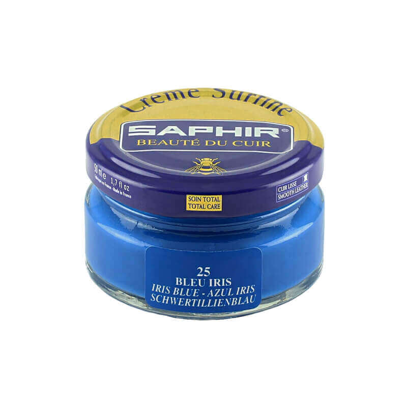 Cirage bleu iris SAPHIR - Crème Surfine Cirage bleu iris SAPHIR - Crème Surfine