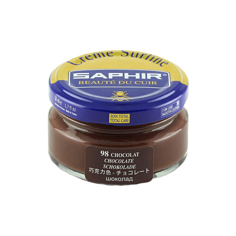 Cirage chocolat SAPHIR - Crème Surfine Cirage chocolat SAPHIR - Crème Surfine