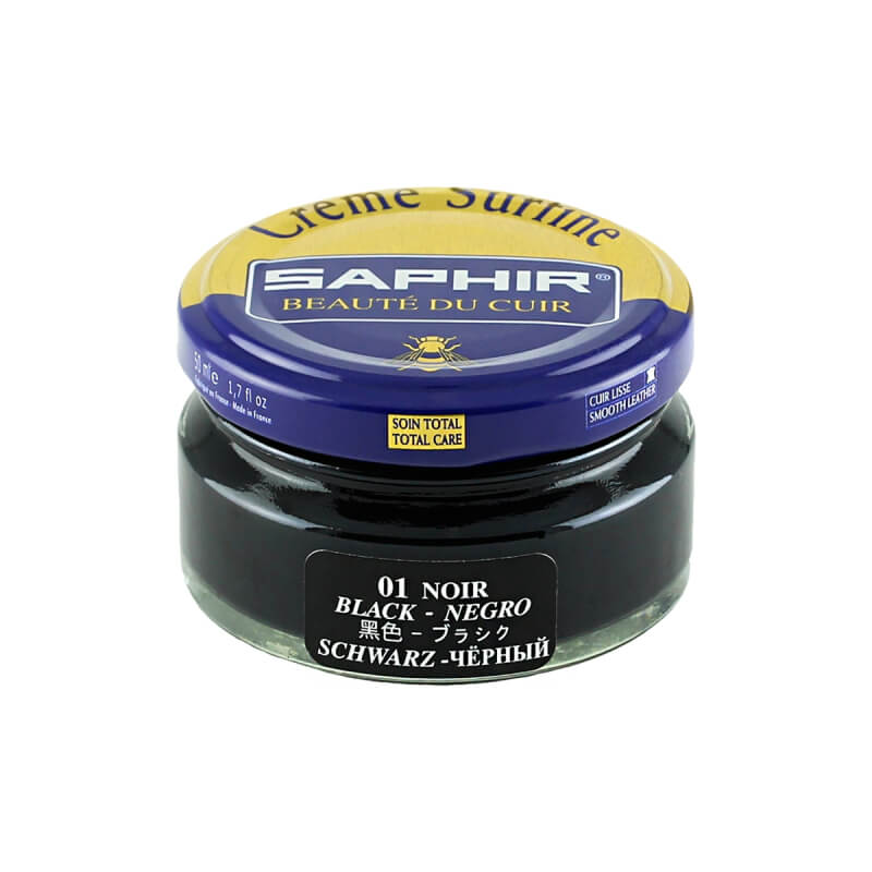 Cirage noir SAPHIR - Crème Surfine Cirage noir SAPHIR - Crème Surfine