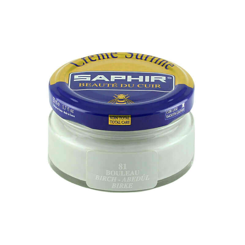Cirage gris bouleau SAPHIR - Crème Surfine Cirage gris bouleau SAPHIR - Crème Surfine