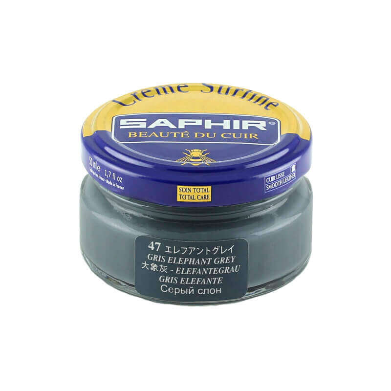 Cirage gris elephant SAPHIR - Crème Surfine Cirage gris elephant SAPHIR - Crème Surfine