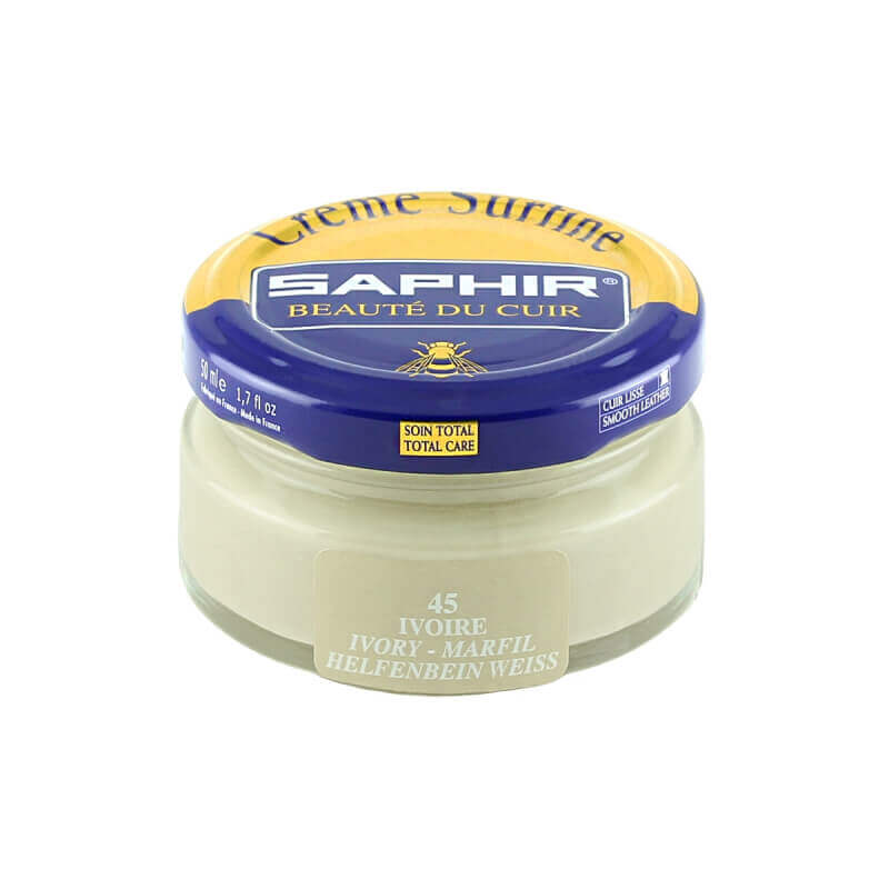 Cirage gris ivoire SAPHIR - Crème Surfine Cirage gris ivoire SAPHIR - Crème Surfine