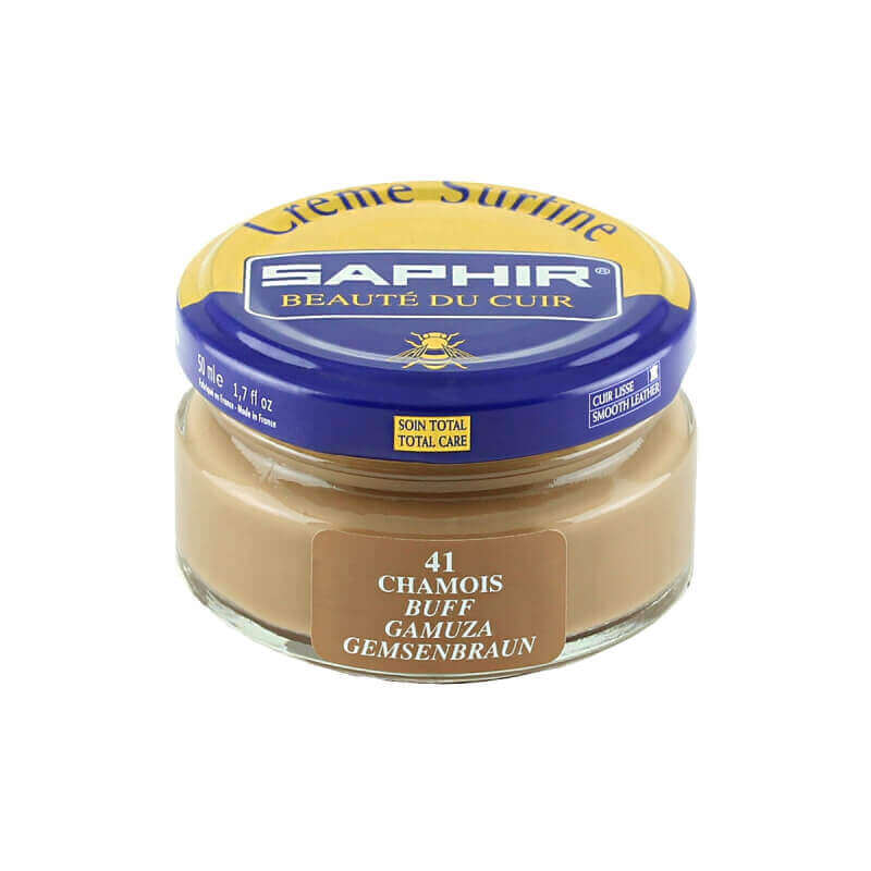Cirage marron chamois SAPHIR - Crème Surfine Cirage marron chamois SAPHIR - Crème Surfine