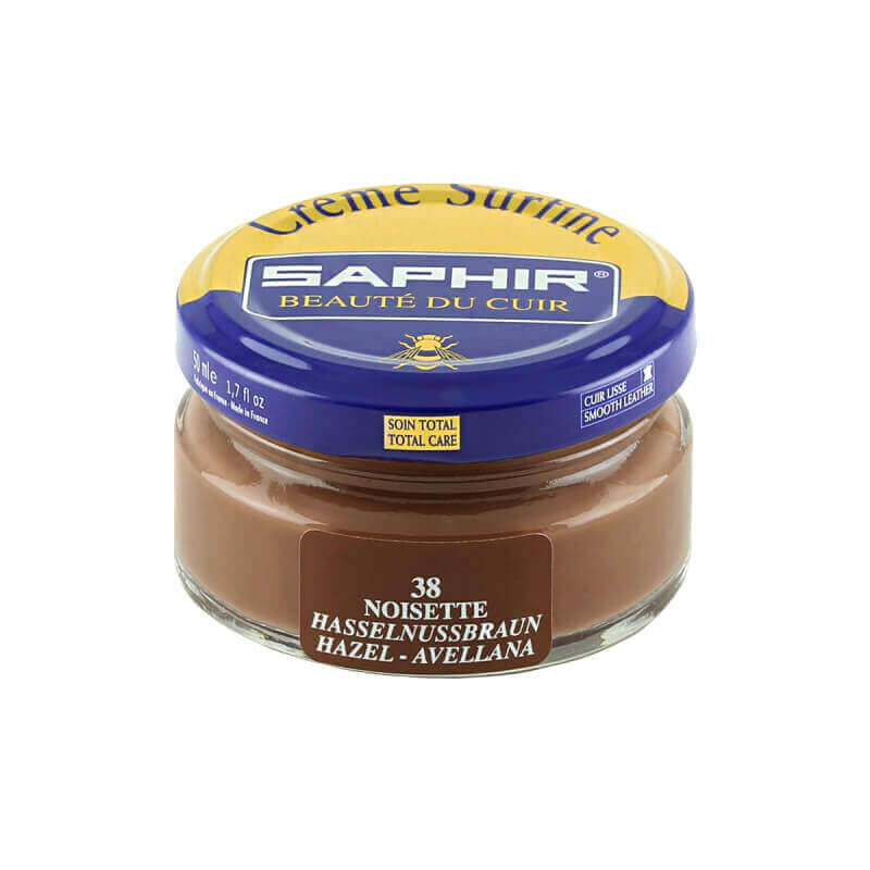 Saphir Hazelnut Brown Superfine Shoe Cream Saphir Hazelnut Brown Superfine Shoe Cream