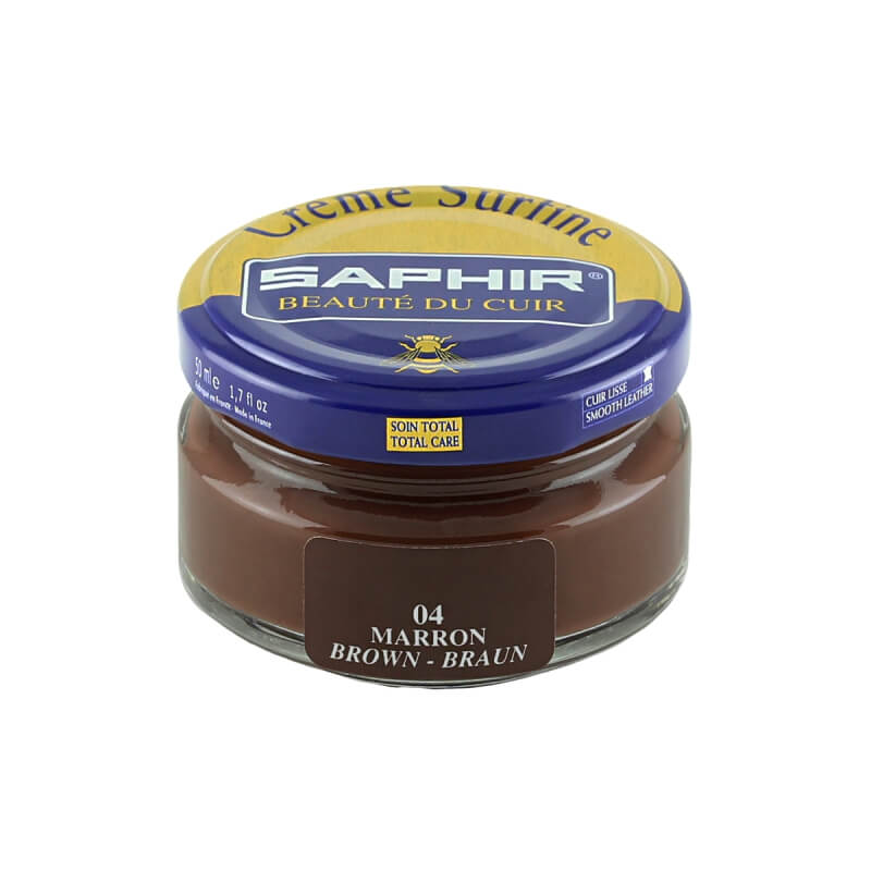 Cirage marron SAPHIR - Crème Surfine Cirage marron SAPHIR - Crème Surfine