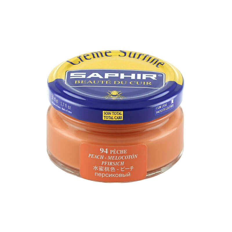 Cirage pêche SAPHIR - Crème Surfine Cirage pêche SAPHIR - Crème Surfine
