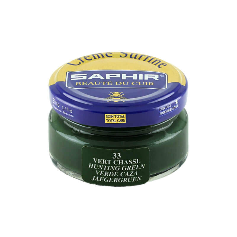 Cirage vert chasse SAPHIR - Crème Surfine Cirage vert chasse SAPHIR - Crème Surfine