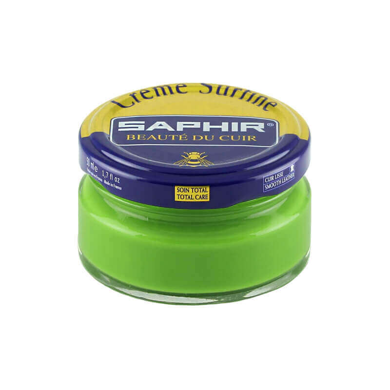 Cirage vert pomme SAPHIR - Crème Surfine Cirage vert pomme SAPHIR - Crème Surfine