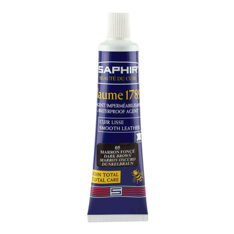 Saphir Dark Brown Deluxe Shoe Cream in a Tube Saphir Dark Brown Deluxe Shoe Cream in a Tube