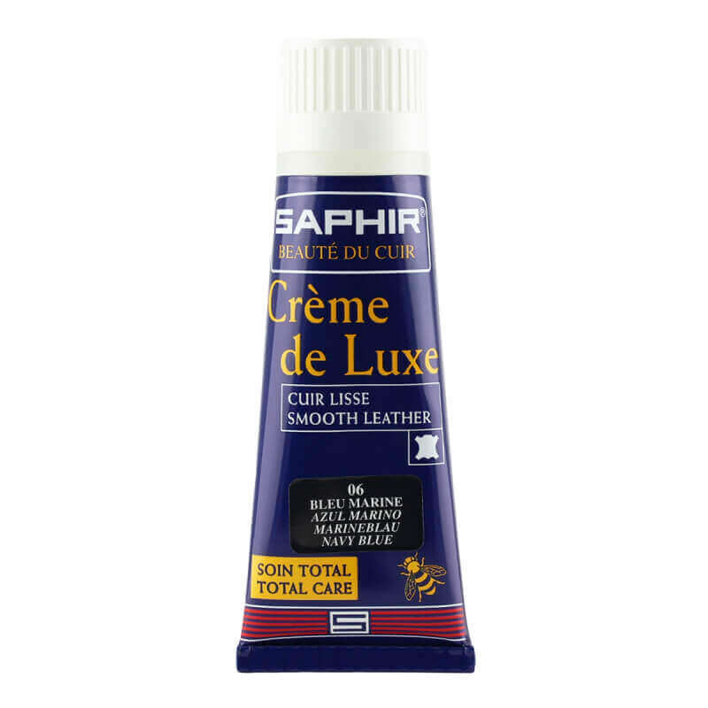 Cirage SAPHIR bleu marine - Crème de luxe en applicateur Cirage SAPHIR bleu marine - Crème de luxe en applicateur