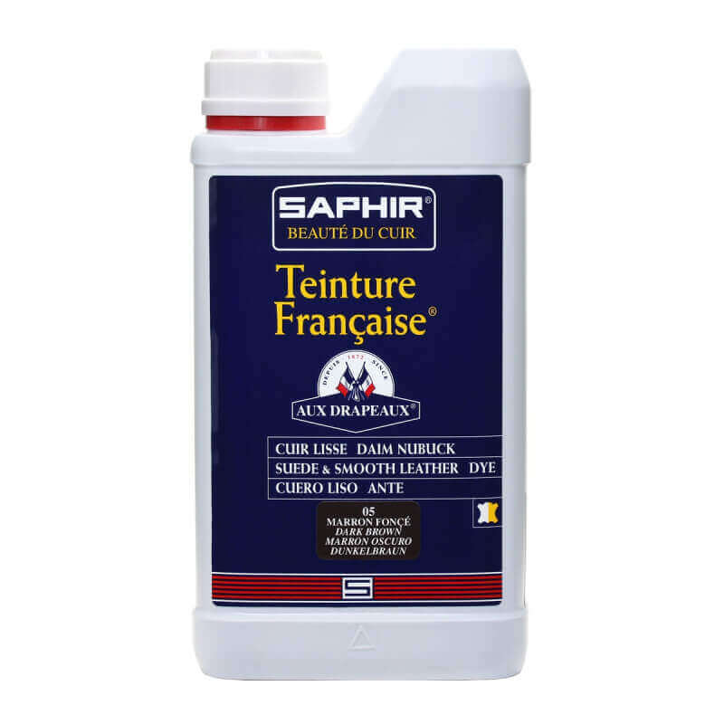Saphir Dark Brown Shoe Dye 500ml Saphir Dark Brown Shoe Dye 500ml