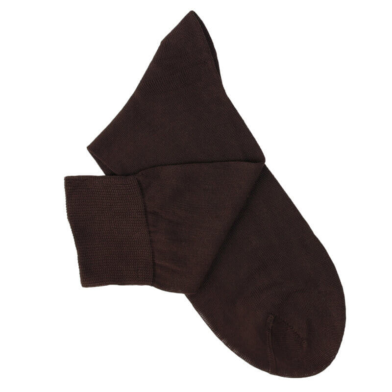 Brown Cotton Lisle Socks Brown Cotton Lisle Socks