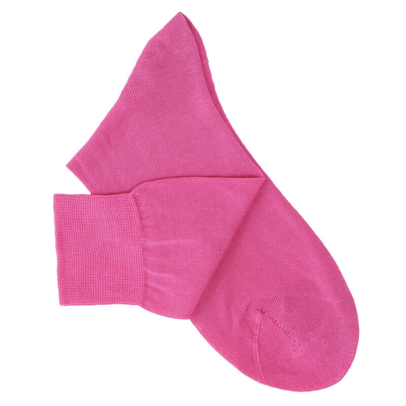 Chaussettes maille rasée fushia Chaussettes maille rasée fushia
