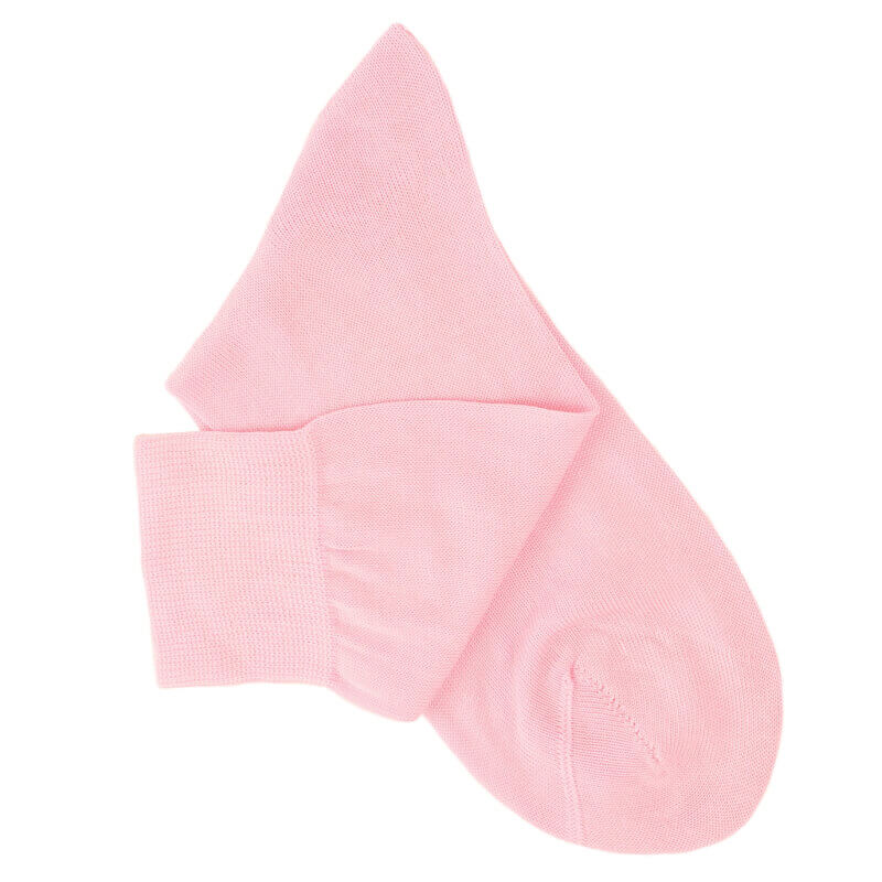Chaussettes maille rasée rose pâle Chaussettes maille rasée rose pâle