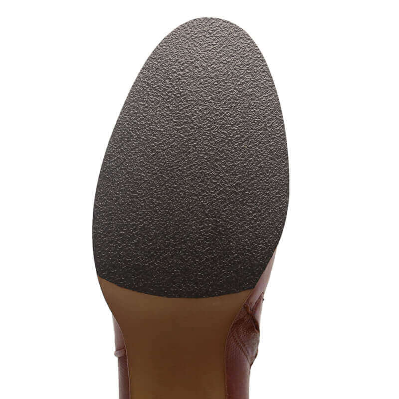 Pose de patins marron - femme Pose de patins marron - femme