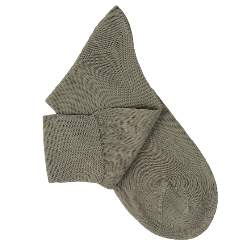 Taupe Grey Cotton Lisle Socks Taupe Grey Cotton Lisle Socks