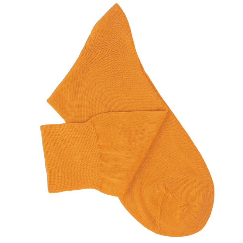 Mustard Yellow Cotton Lisle Socks Mustard Yellow Cotton Lisle Socks