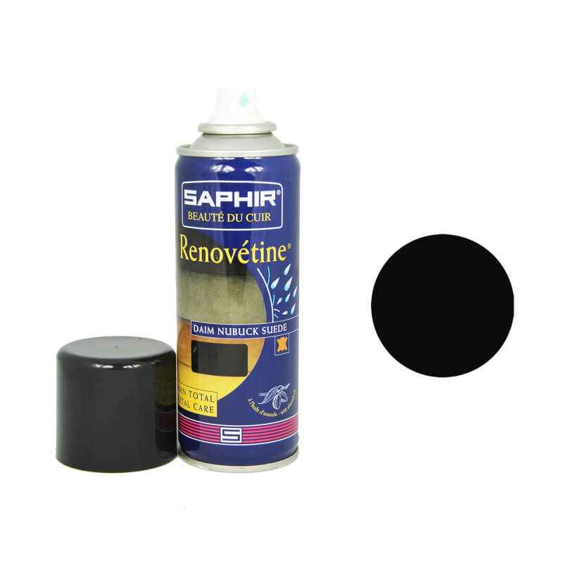 Rénovateur daim noir SAPHIR - Renovétine aérosol Rénovateur daim noir SAPHIR - Renovétine aérosol