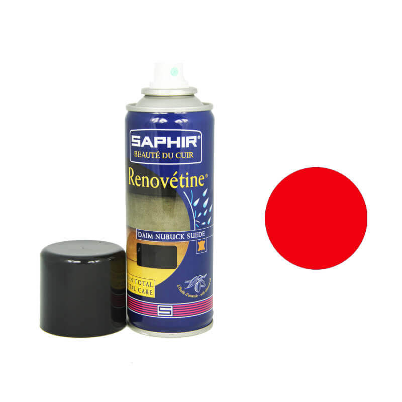 Rénovateur daim rouge SAPHIR - Renovétine aérosol Rénovateur daim rouge SAPHIR - Renovétine aérosol