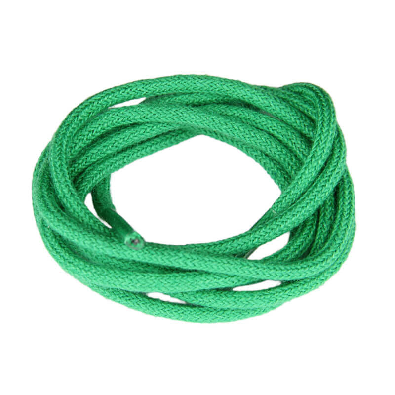 Lacets de couleur : vert - 100% coton Lacets de couleur : vert - 100% coton